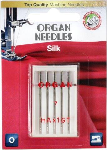 Silk Needles (Size 55/7) By Organ (5 Pack)