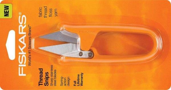 Fiskars Thread Snips with Stainless Steel Blades