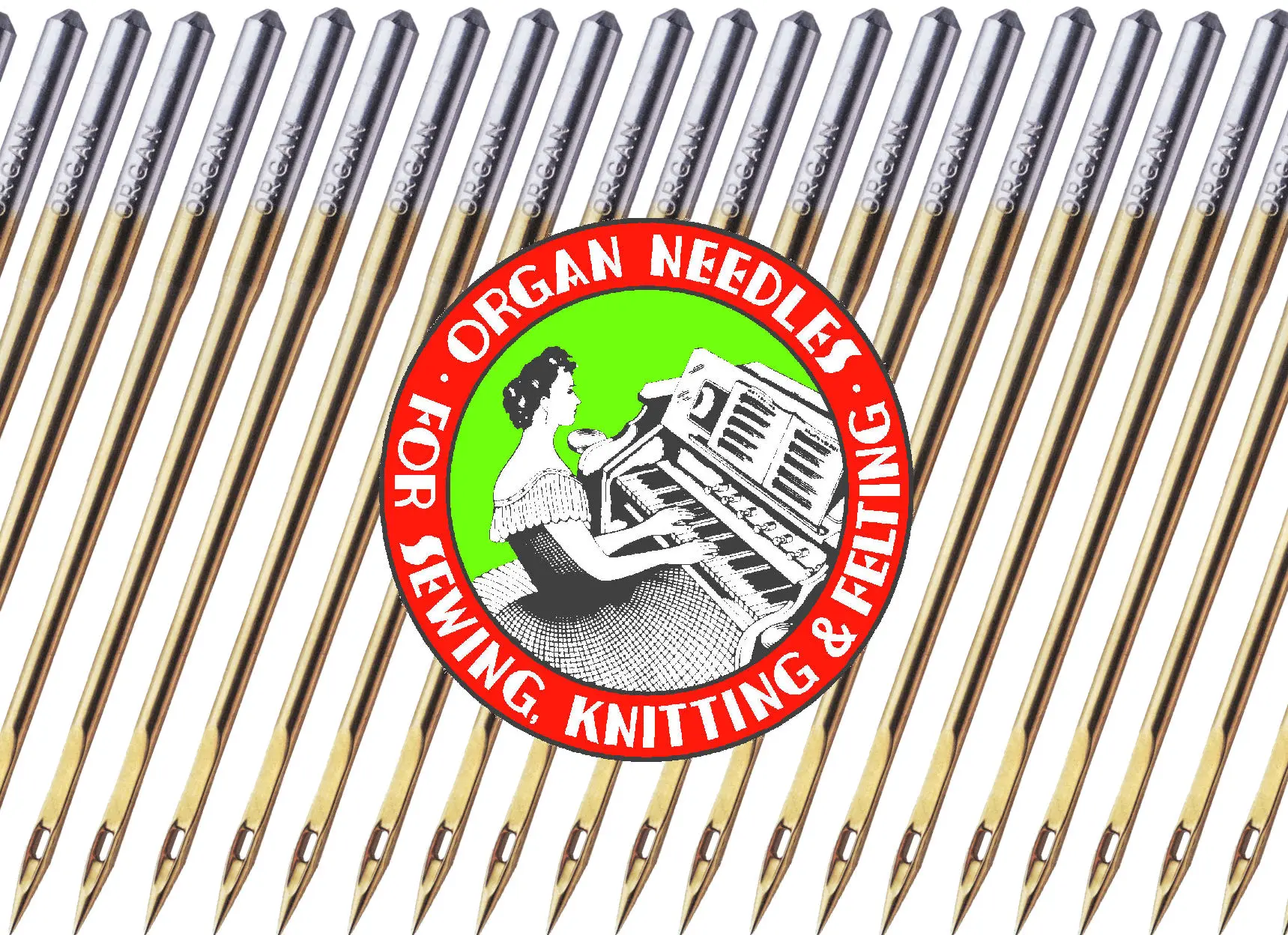 SINGER Universal Regular Point & Ball Point Titanium Sewing Machine Needles,  Size 80/12, 90/14, 100/16 - 8 Count 